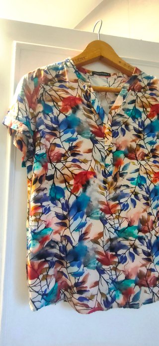 Blusa CashewFlowr floral multicolor