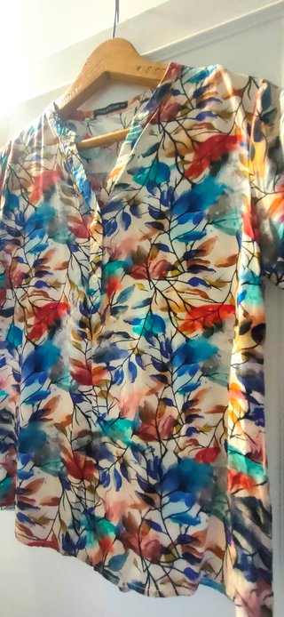 Blusa CashewFlowr floral multicolor