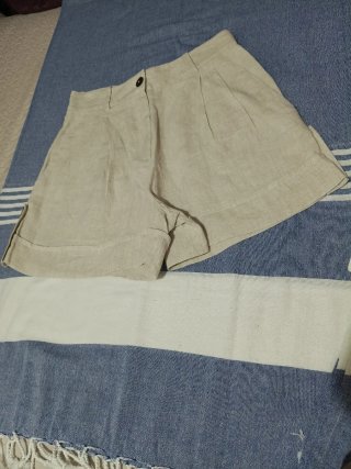 Vestido Zara blanco con cinturón