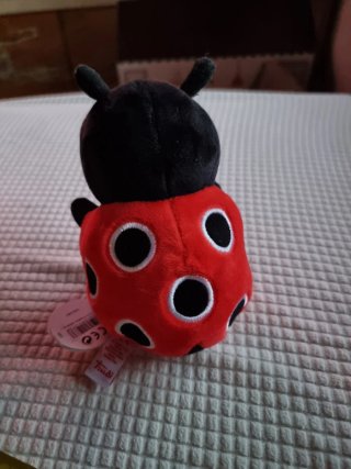 Peluche Trudi Coccinella Originale con Sacchetto