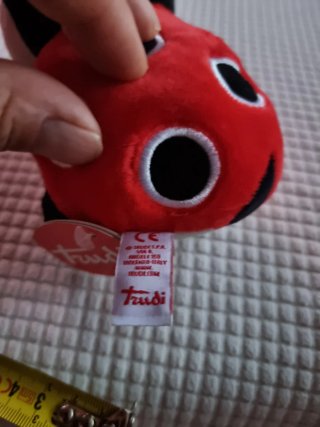 Peluche Trudi Coccinella Originale con Sacchetto
