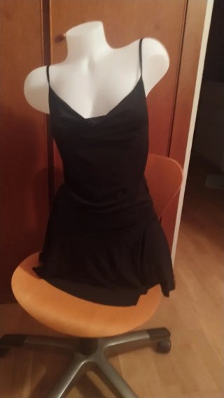 Vestido Negro Fiesta Elegante