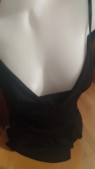Vestido Negro Fiesta Elegante
