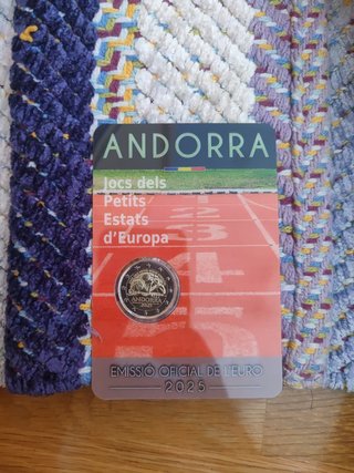 Andorra 2 euros 2025 Jocs Petits Estats Europa
