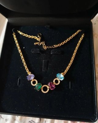 Collar y Pulsera Coleccionista Multicolor