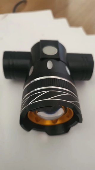 Linterna LED Recargable USB para Bicicleta
