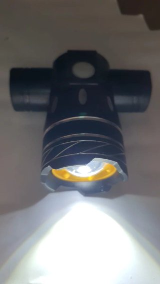 Linterna LED Recargable USB para Bicicleta