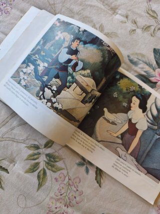 Cuento Disney Blancanieves vintage años 80