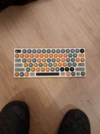 Teclado Goma Multicolor