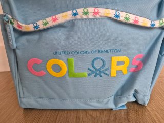 Mochila Benetton "colors" 40x27x19cm nueva