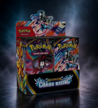 Caja Pokémon Mega Evolution Chaos Rising