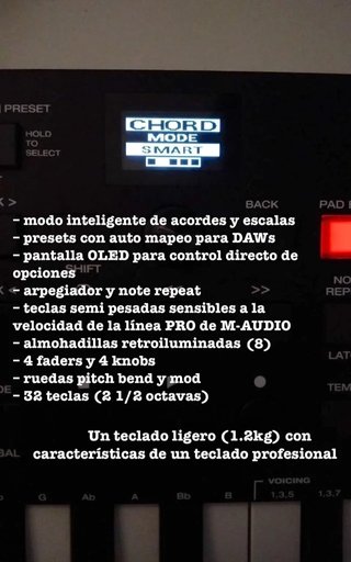 Teclado MIDI M-Audio Oxygen Pro Mini