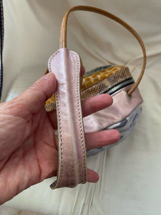 Borsa Ebarrito arancione e rosa