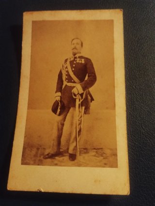 Antica foto Generale Maurizio Gerbaix de Sonnaz