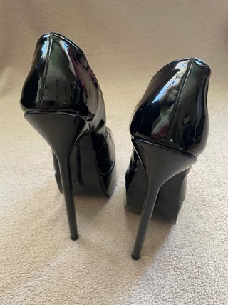 Zapatos Tacón Stiletto (20cm) Plataforma Charol