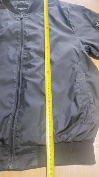 Chaqueta Bomber Negra Entretiempo