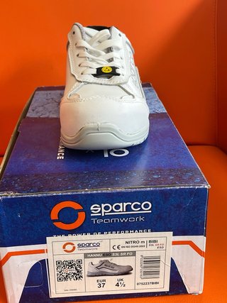 Tenis de seguridad Sparco Nitro blancos