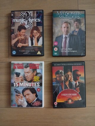 Lote 4 DVDs Películas en Inglés