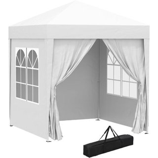 Carpa Plegable Jardín 2x2m con 4 Paredes