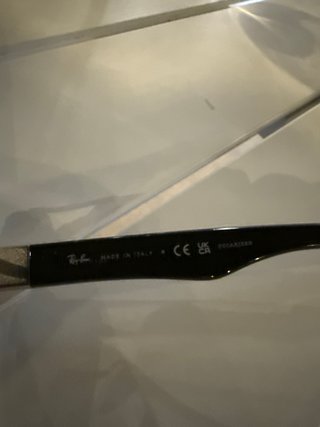 Gafas Ray-Ban Originales Plata y Negro
