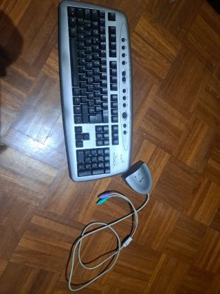 Teclado Inalámbrico Genius Plata