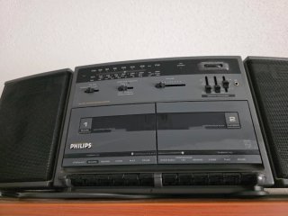 Philips Doble Pletina Radio Cassette