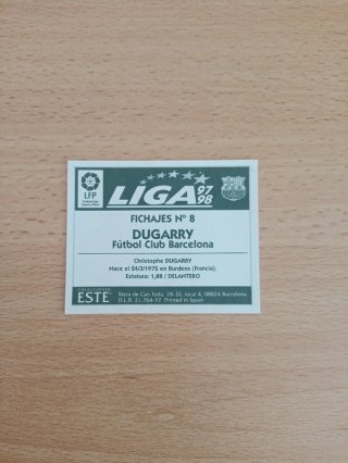 3 Cromos Fútbol dificiles Temporada 97/98