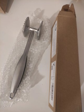 Martillo Ablandador de Carne Metal y Plástico