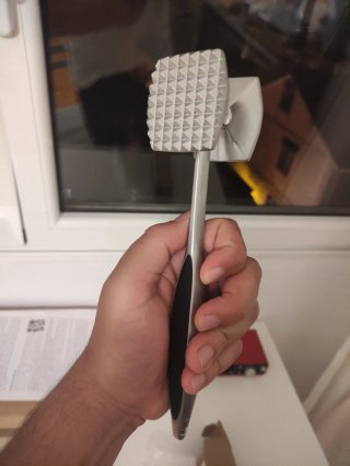 Martillo Ablandador de Carne Metal y Plástico