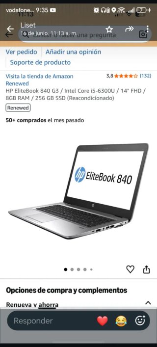 HP EliteBook 840 G3 Reacondicionado