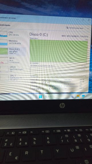 Portátil HP i7 Windows 11