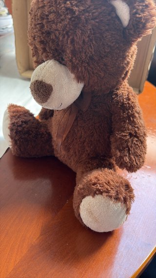 Urso de Peluche Castanho Grande Macio