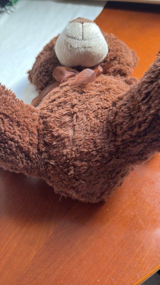 Urso de Peluche Castanho Grande Macio