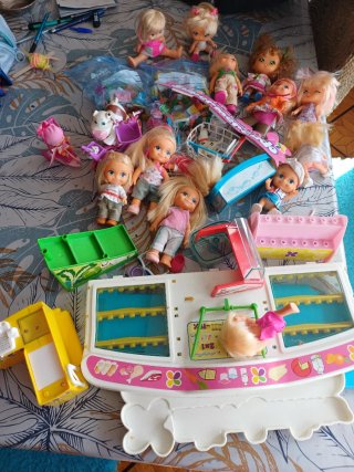Muñecas Barriguita y accesorios supermercado