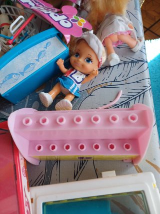 Muñecas Barriguita y accesorios supermercado