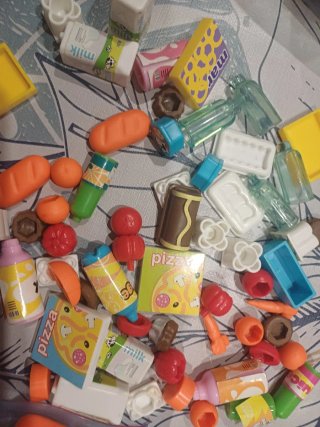 Muñecas Barriguita y accesorios supermercado