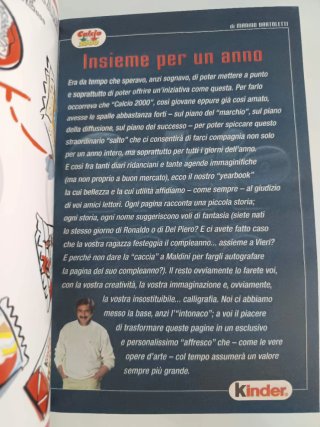 Calcio 2000 - Year Book 1999-2000 Kinder
