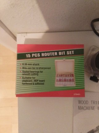 Fresadora Router 800W + Set Brocas