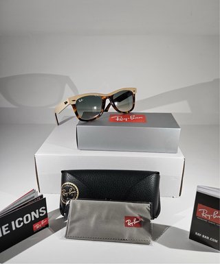 Occhiali Ray Ban Wayfarer Havana Beige