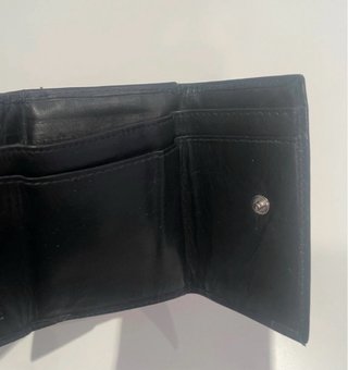Billetera/monedero de piel negro