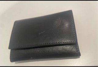 Billetera/monedero de piel negro