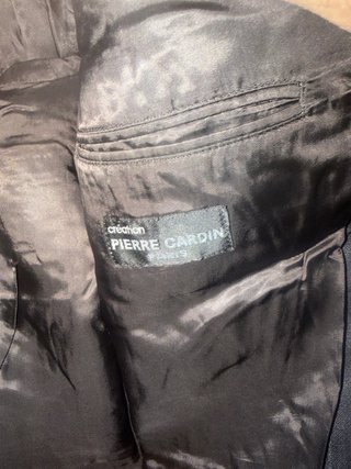 Blazer Pierre Cardin Lino Lana Gris