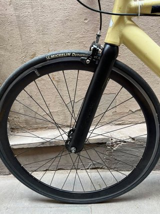 Bicicleta Fixie/Contrapedal Amarilla