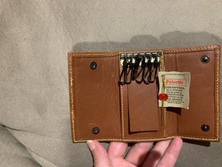 Cartera y porta llaves Pielnoble auténtica