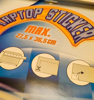 Adesivo per Laptop Max 27,5x36,5cm