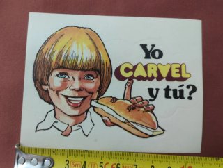 Pegatina Vintage queso Carvel