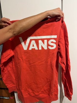 Sudadera Vans Roja Naranja