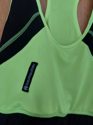 Top crop A-Story verde/negro taglia L/XL