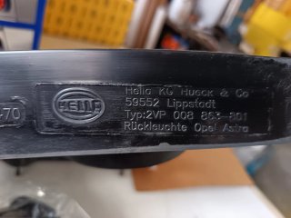 Pilotos Hella para Opel Astra G