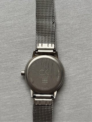 Reloj Calvin Klein Negro y Plateado